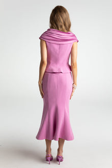 Belle Satin Skirt | Pink