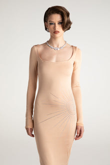 Courtney Dress | Nude