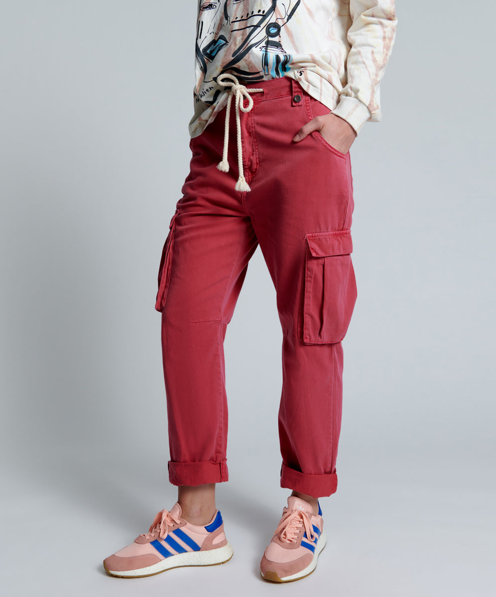 Safari High Waist Relaxed Tapered Denim Jeans | Red Envy