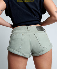 Bandits Low Waist Denim Shorts | Archived Faded Khaki