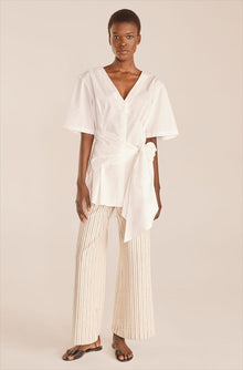 Tie Waist Blouse | Milk