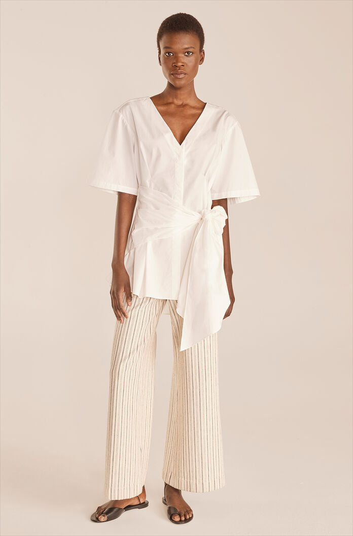 Tie Waist Blouse | Milk