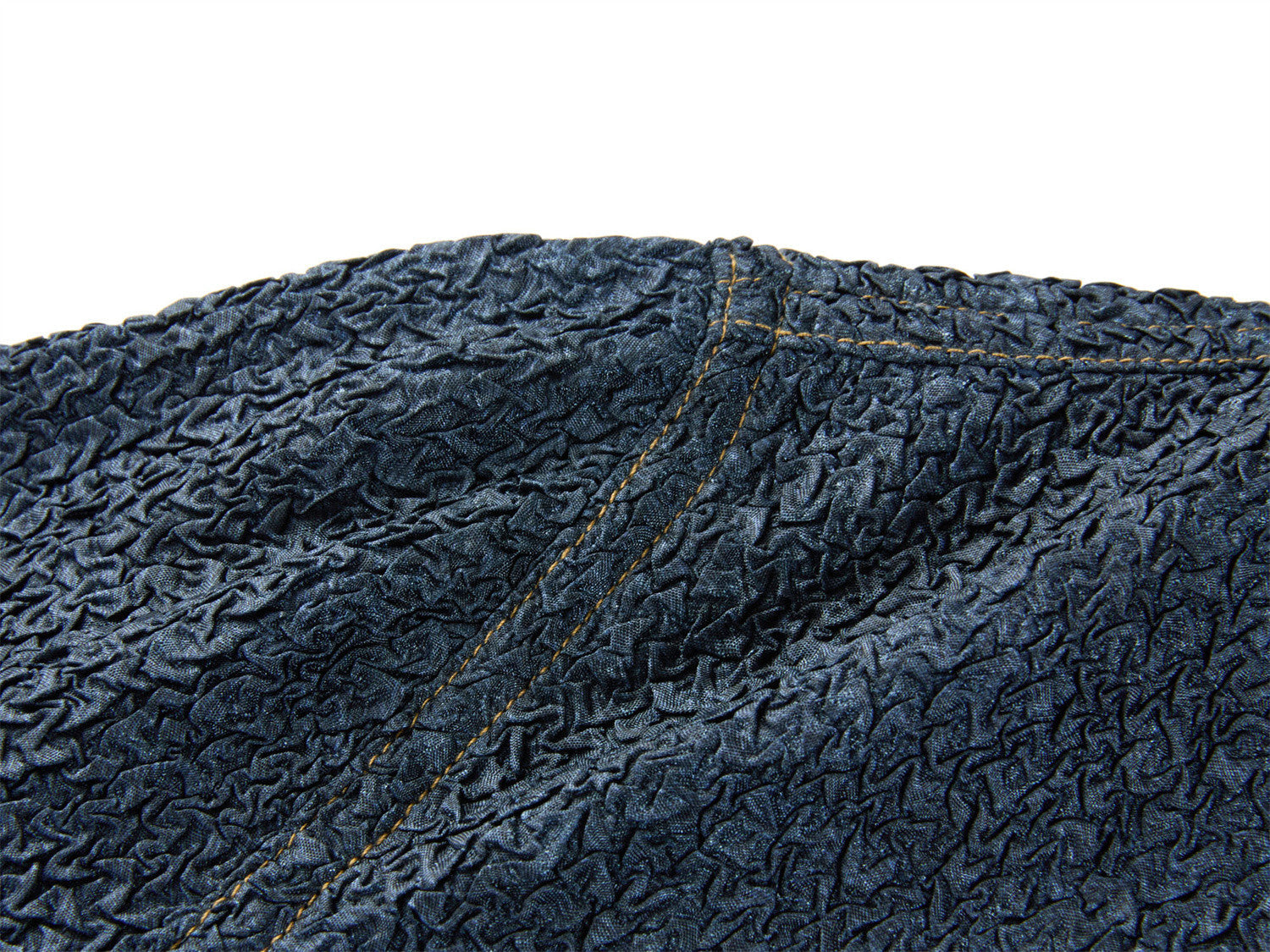 Faux Denim Jacket | Navy
