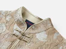 National Style Stand Collar Jacket | Khaki