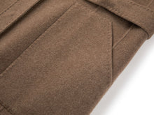 Ali Cashmere Wool-Blend Coat | Brown