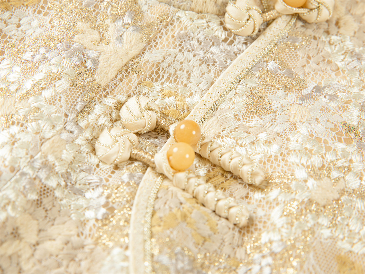National Style Qipao Dress | Beige