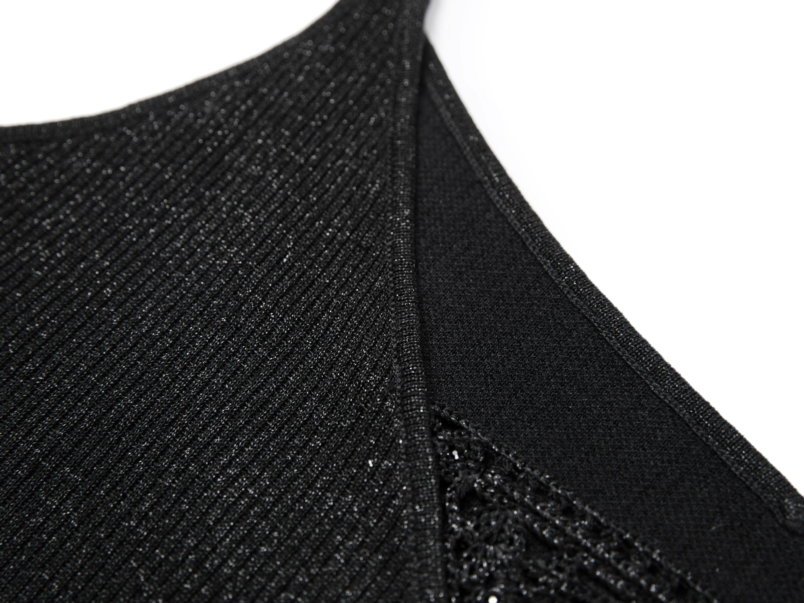 Silk-Blend V-Neck Camisole | Black
