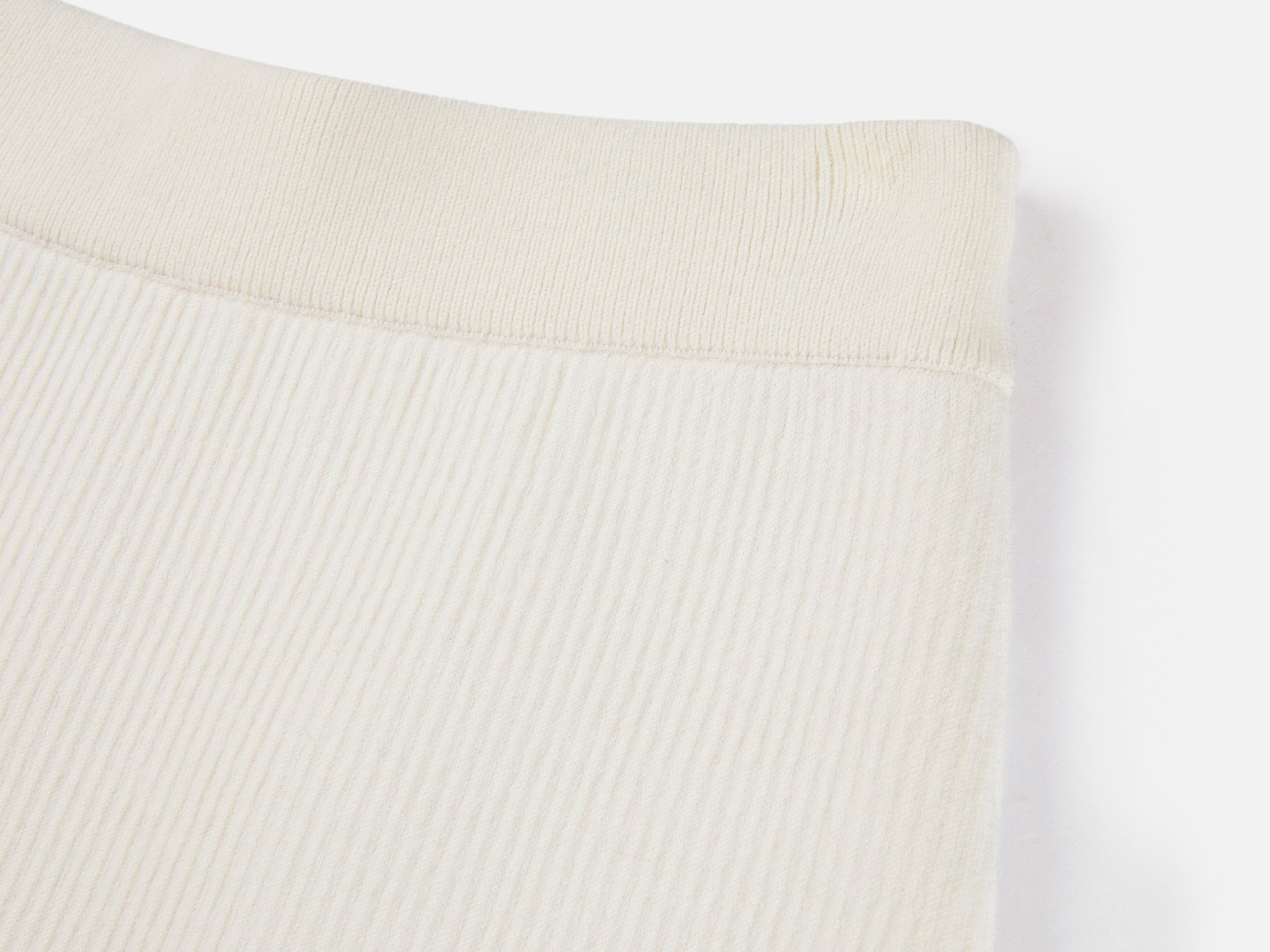 Wool Skirt | White