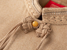 Embroidered Shirt | Camel