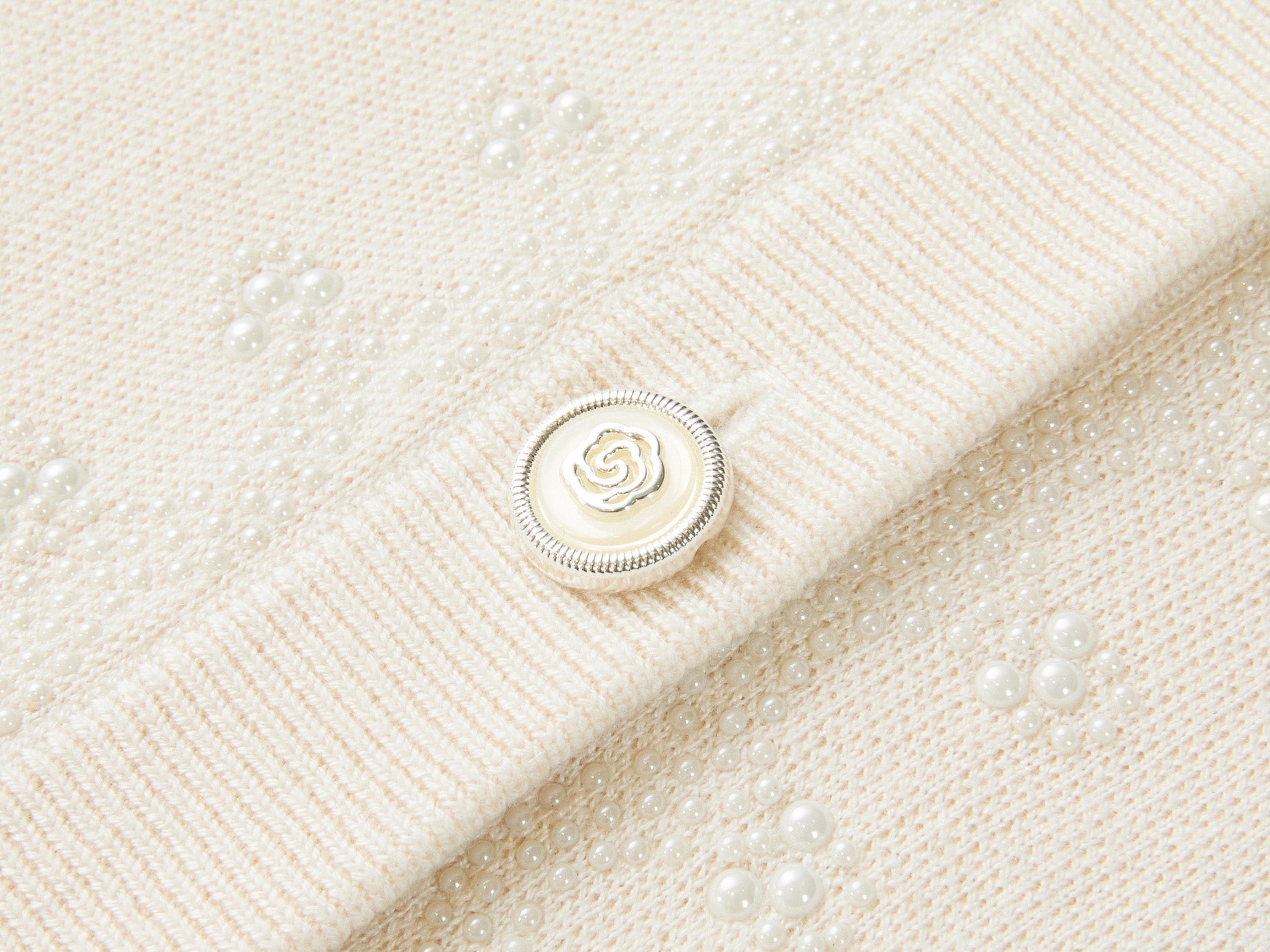 Wool Cashmere Cardigan | Beige