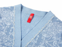 Acetic Acid Jacquard Knit Cardigan | Blue