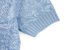 Acetic Acid Jacquard Knit Cardigan | Blue