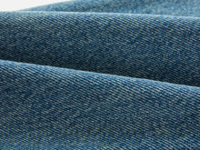 Sophisticated High-Waist Cotton Jacquard Jeans | Blue
