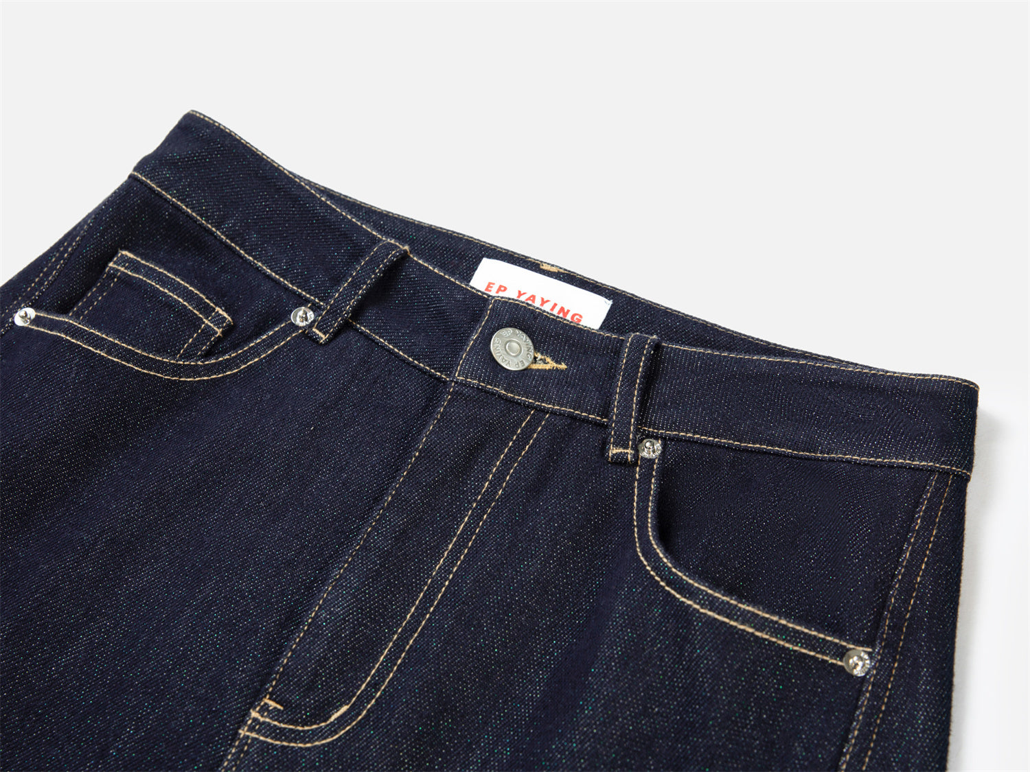 High-Waisted Slim Jeans | Navy