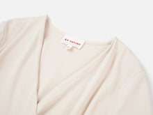 V-Neck Slim-Fit Slimming Top | Beige