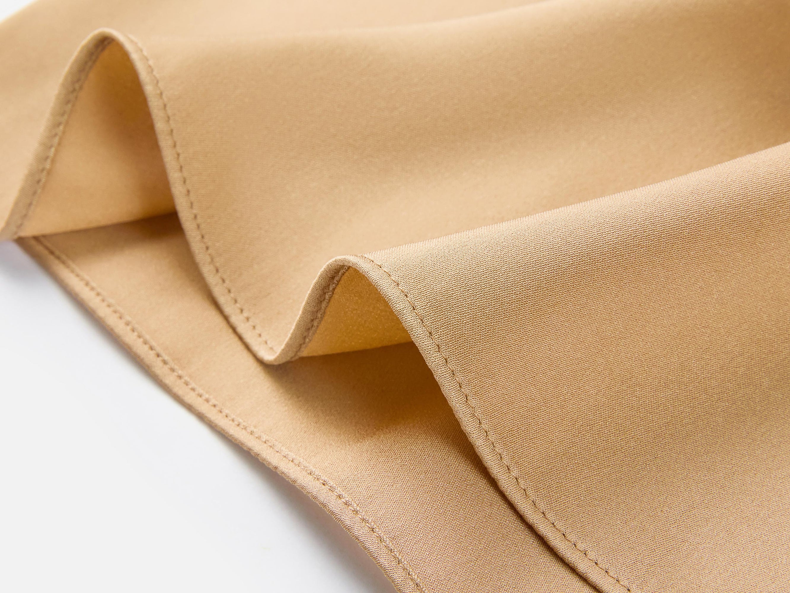Silk V-neck layering camisole | Brown