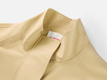 Stand Collar Belted Trench Coat | Khaki