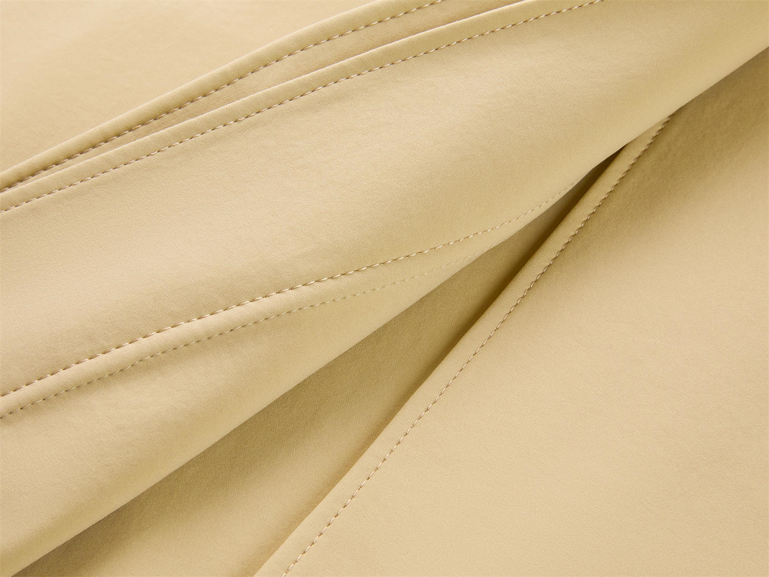 Stand Collar Belted Trench Coat | Khaki
