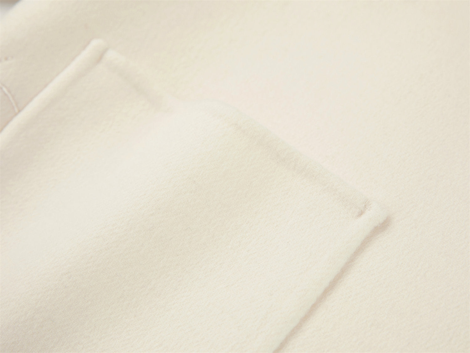Wool Stand Collar Coat | Beige