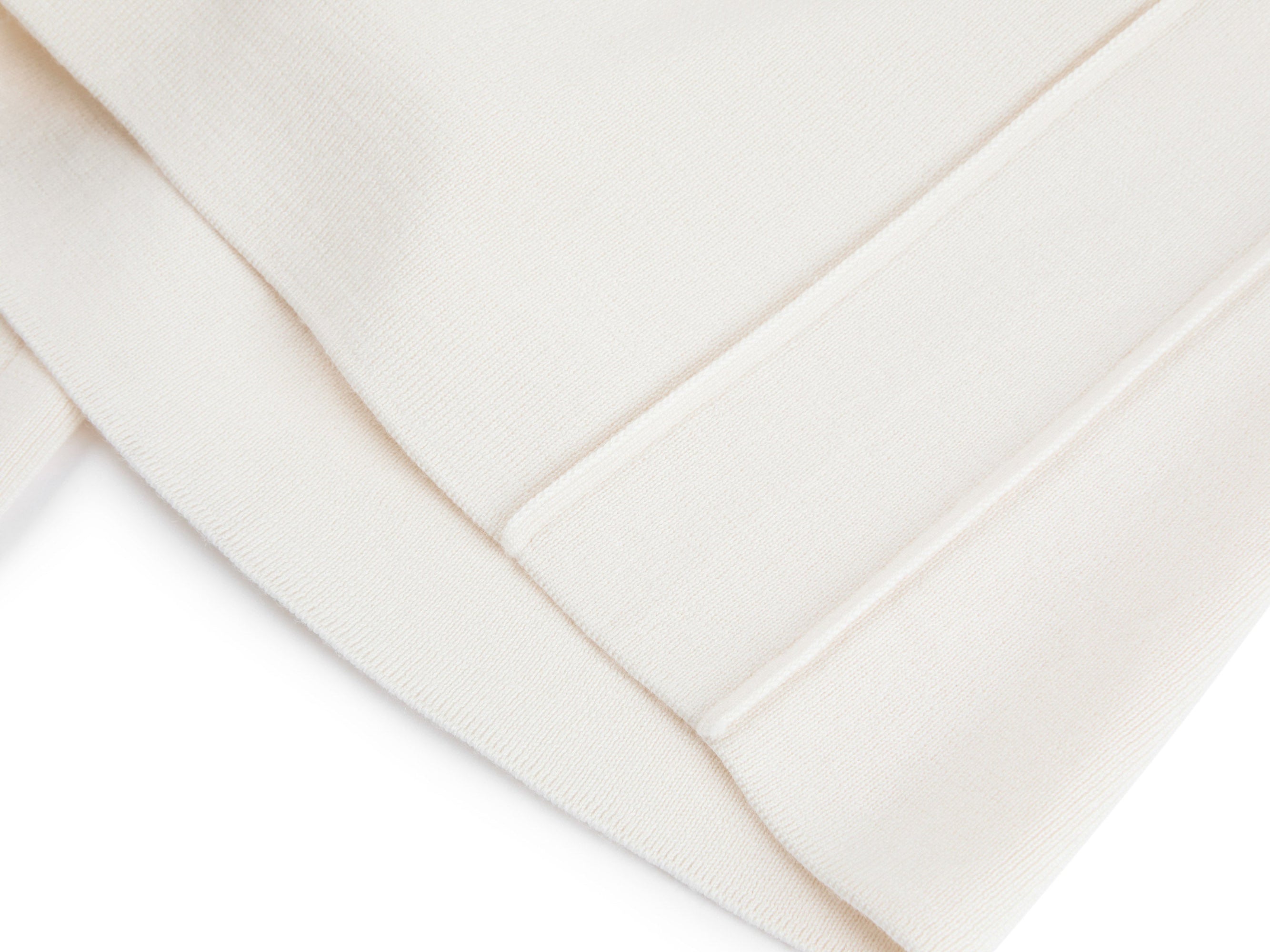 Wool Cashmere Straight-Leg Pants | Beige