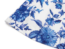National Style Printed Skirt | Blue