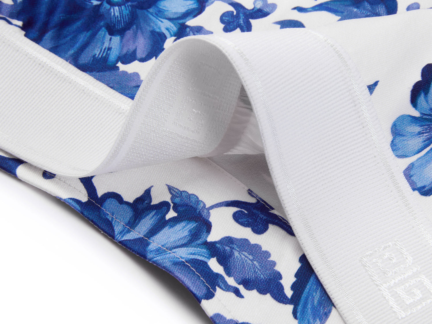 National Style Printed Skirt | Blue