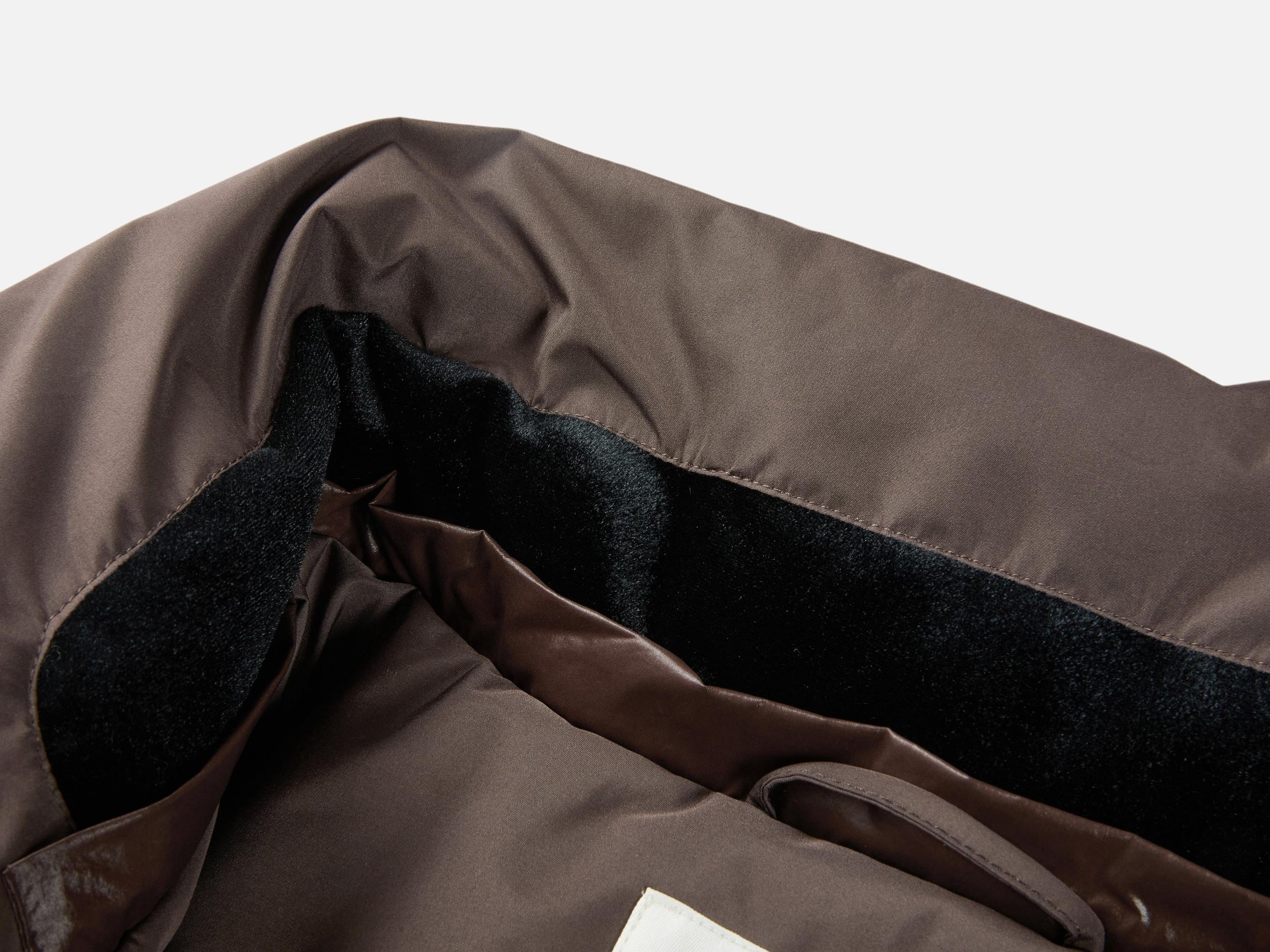 Long Down Coat | Brown