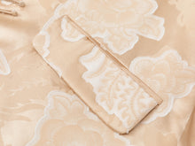 Mulberry Silk Chinese Style Neo-Chinese Silk-Padded Jacket | Beige