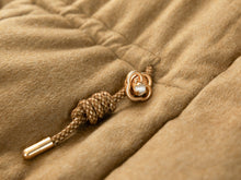 Cashmere Goose Down Jacket | Camel