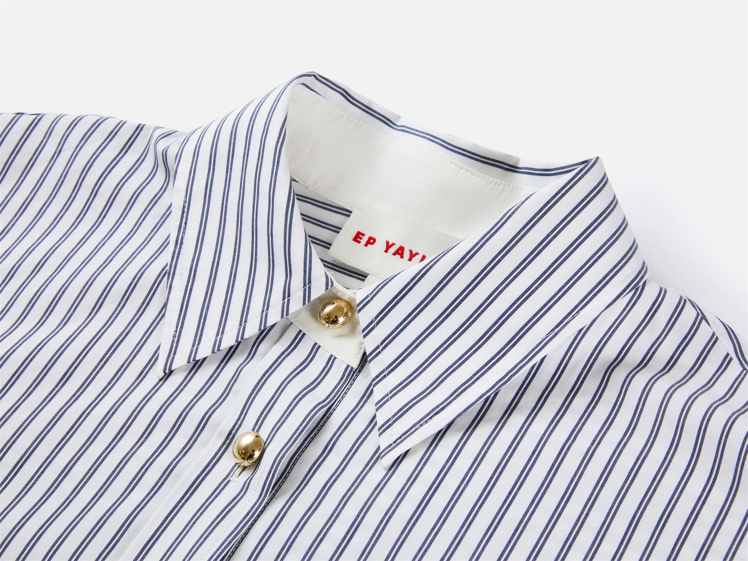 Loose Straight-Cut Cotton-Feel Shirt | Navy