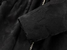 Textured Pattern Jacket | Black
