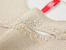 Embellished Knit Top | Beige
