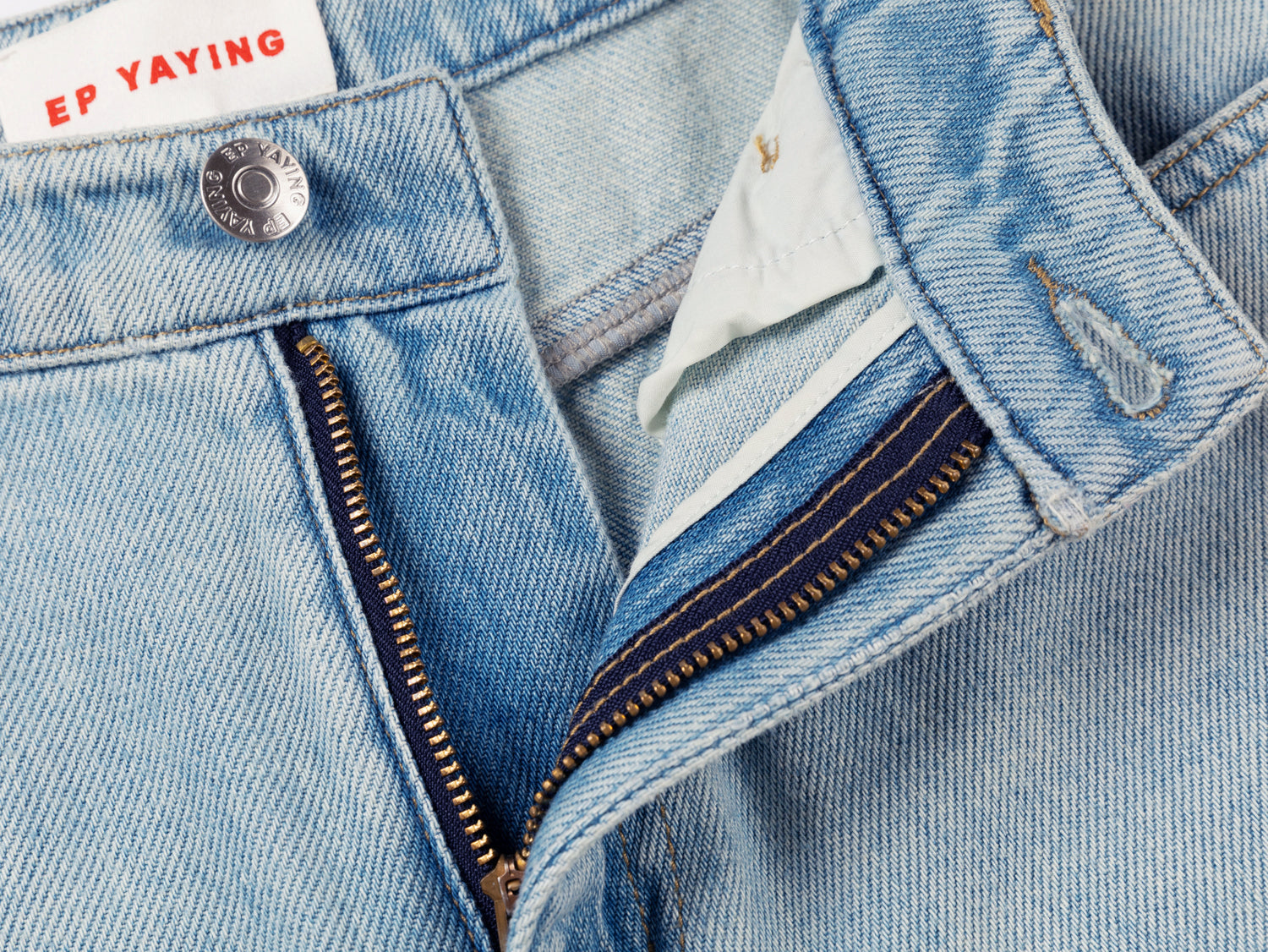 Vintage Straight-Leg Tencel Cotton jean | Blue