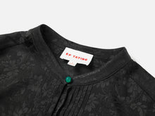 Silk Jacquard Shirt | Black