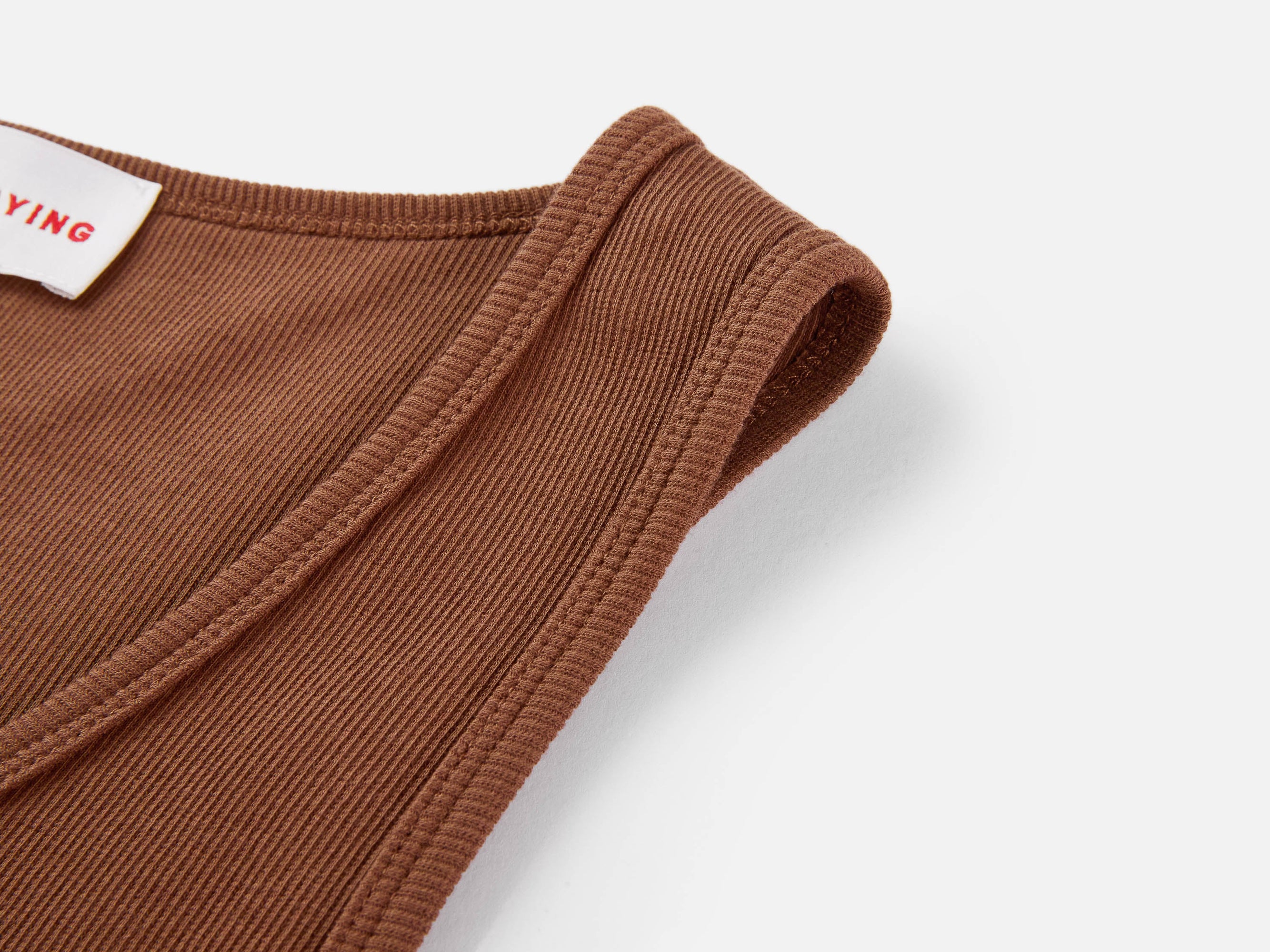 Sleeveless Tank Top | Brown