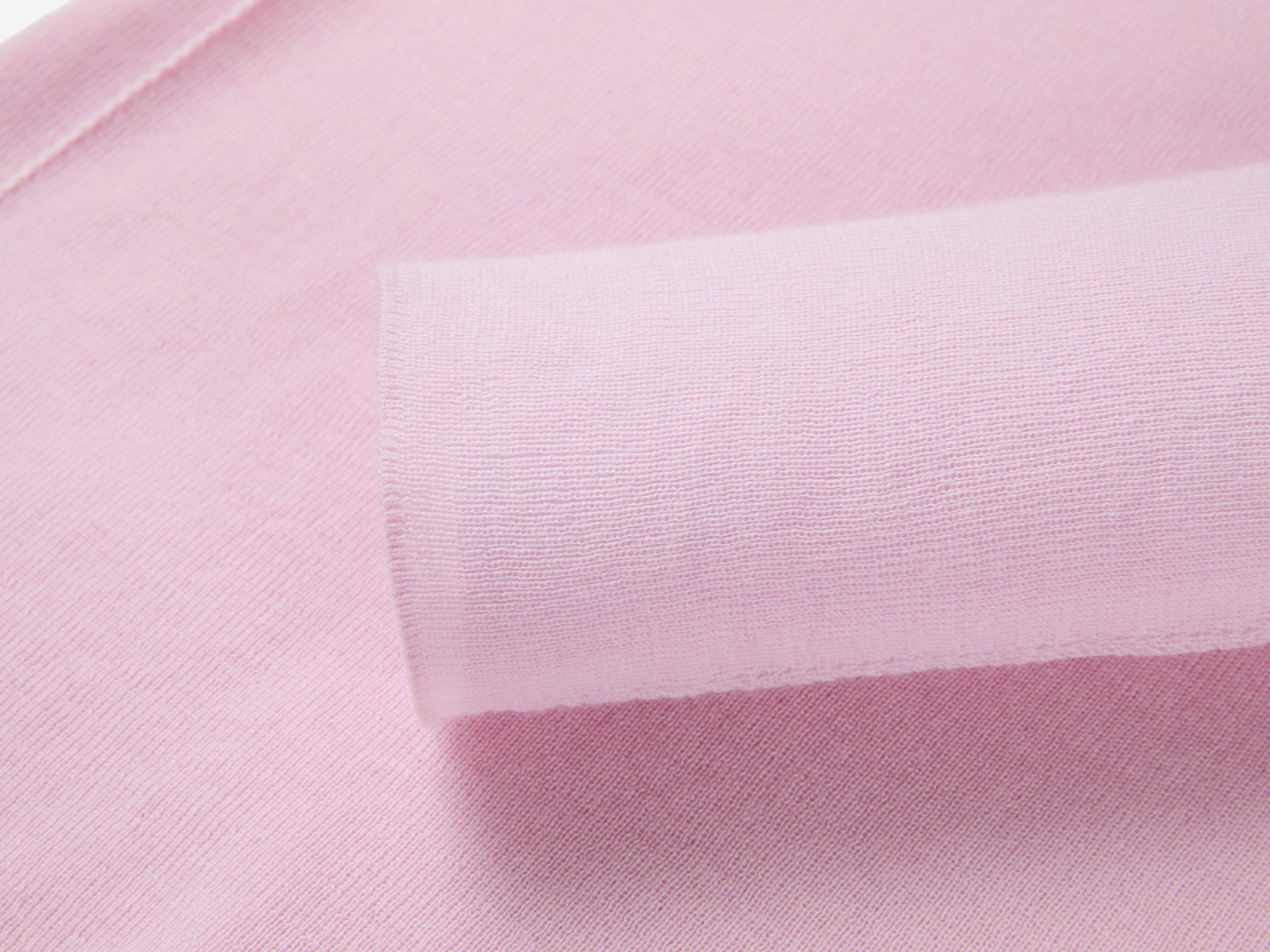 Wool Knit Top Sweater | Pink