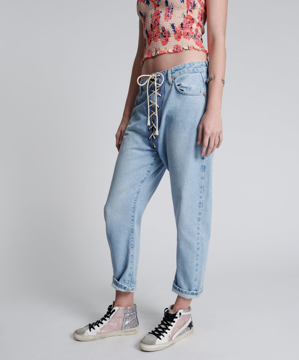 Bandits Low Waist Boyfriend Denim Jeans | Best Blue