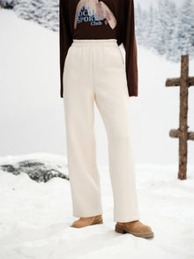 Lightweight Puffy Goose Down Pants | Beige