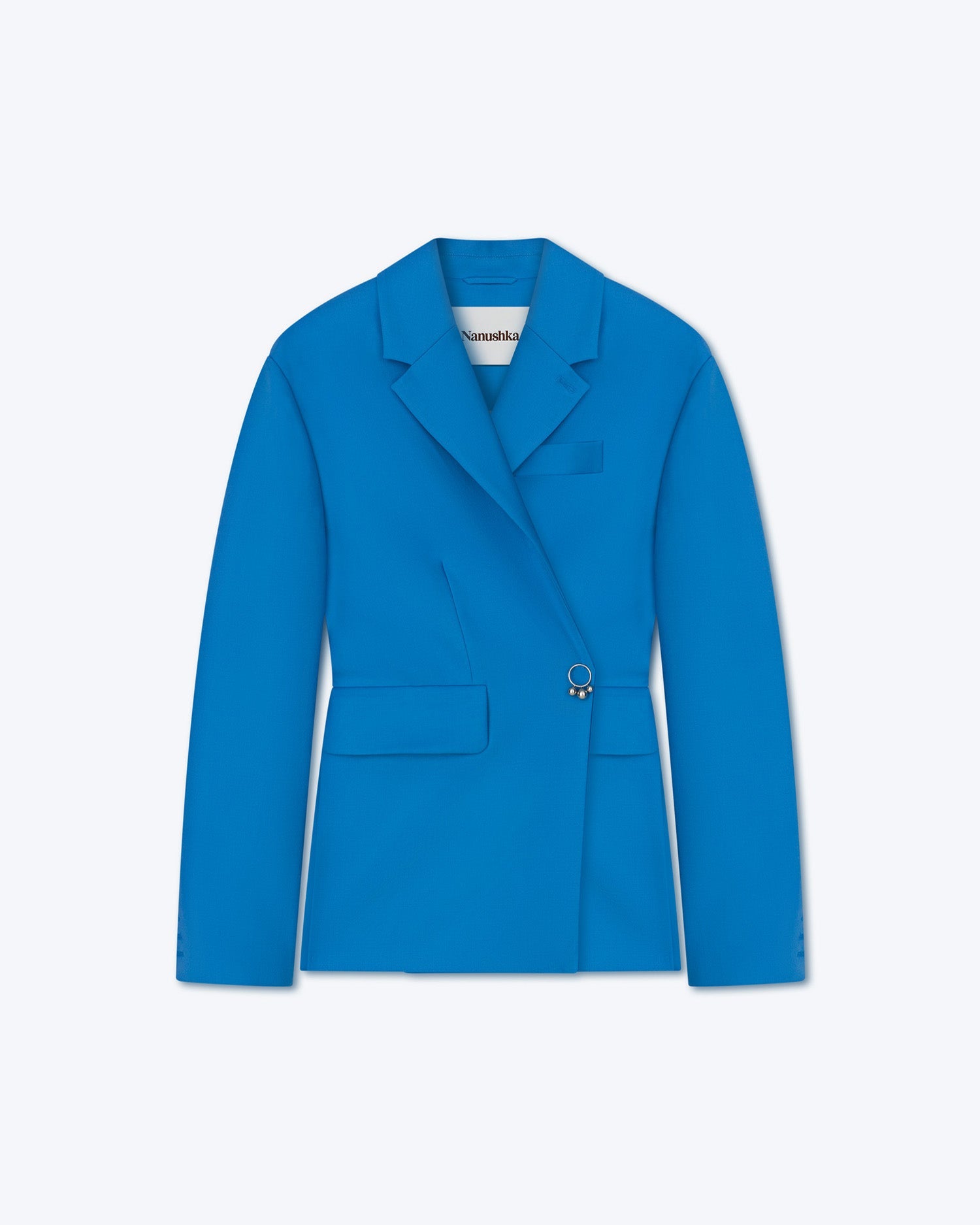 Womens | Danni Ecovero Asymmetric Blazer | Blue