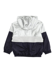 Boys | Reversible Windbreaker For Boys | Blue/Grey