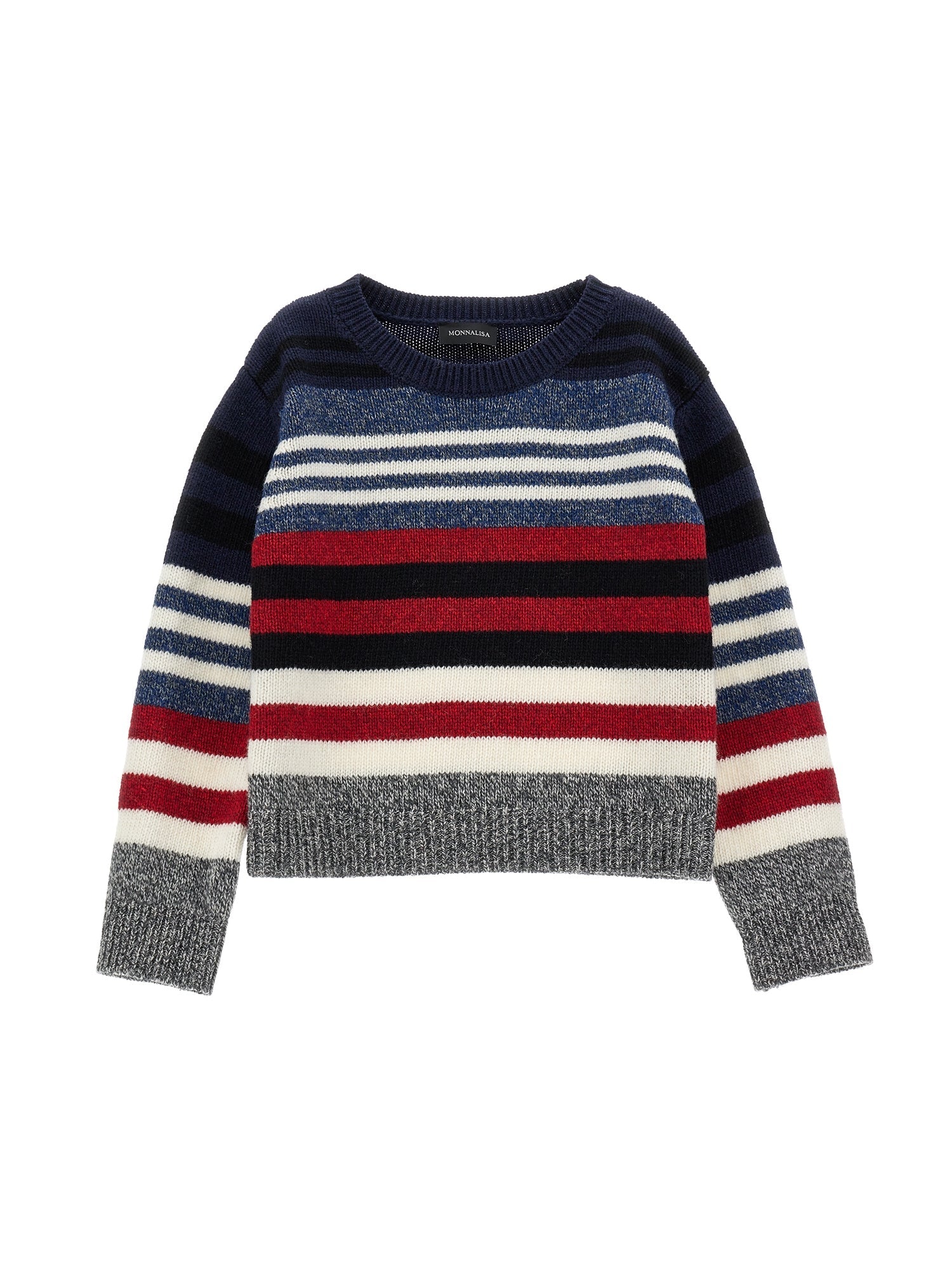 Boys | Striped Wool Blend Sweater | Multicolor