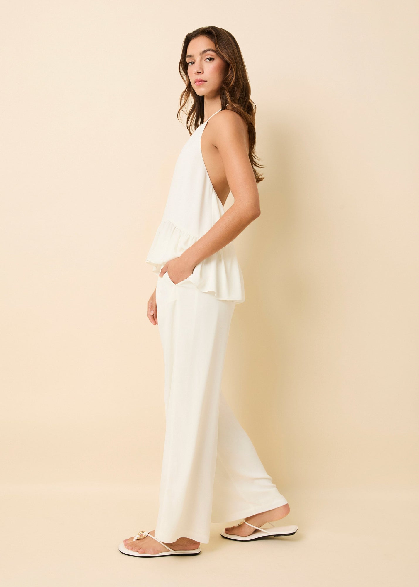 Womens | Mia Top Luxe Drape | Brule