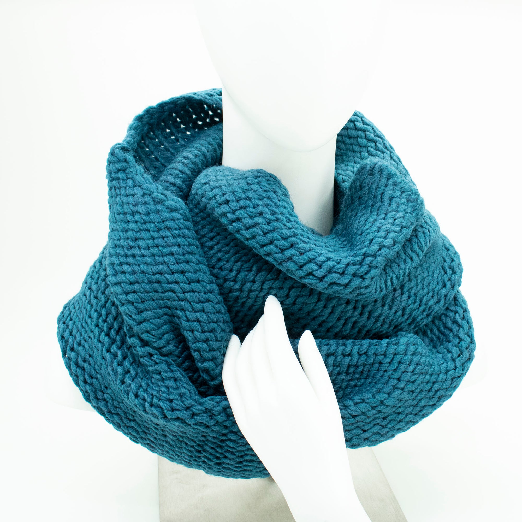 Unisex | Chunky Snood | Petrolio