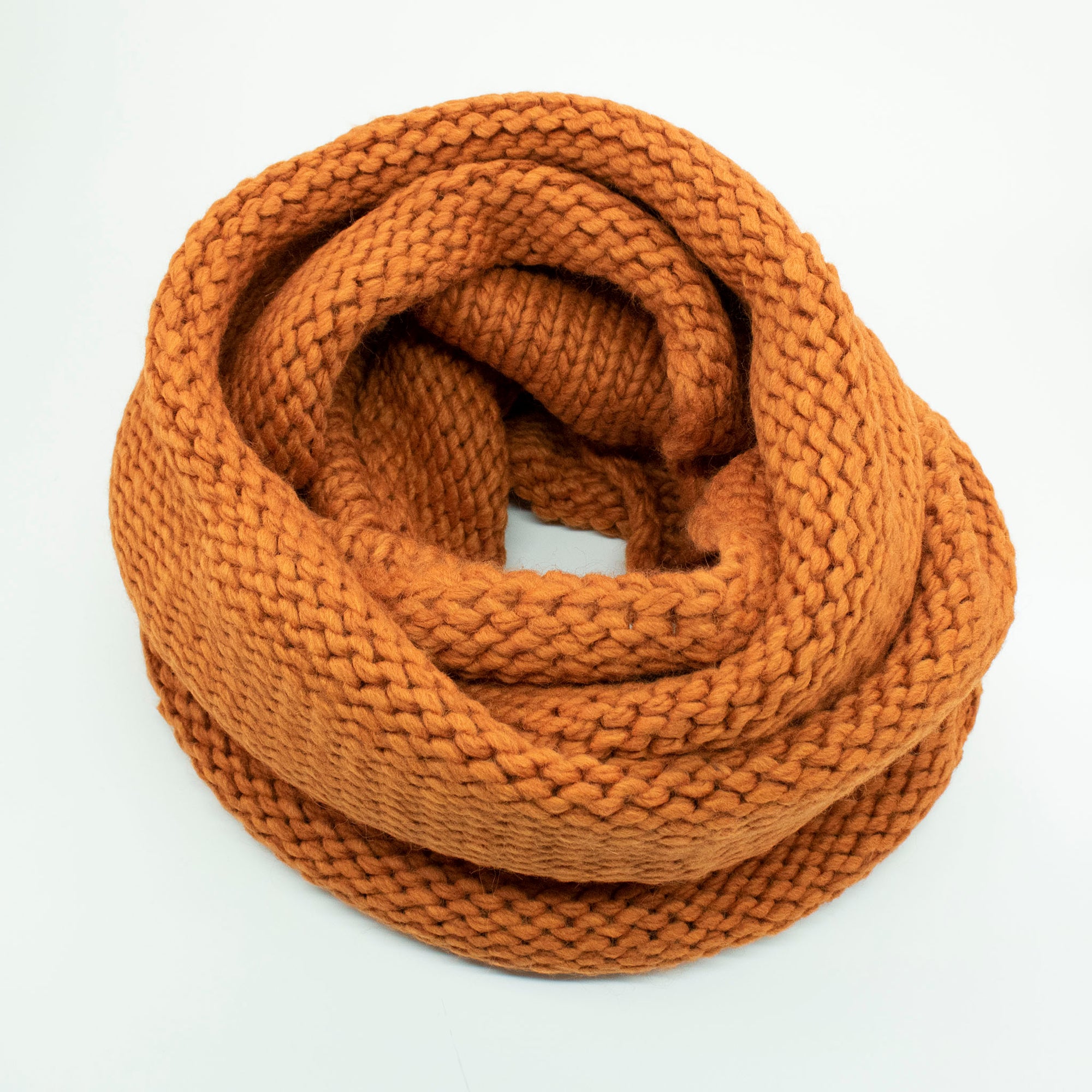 Unisex | Chunky Snood | Rust