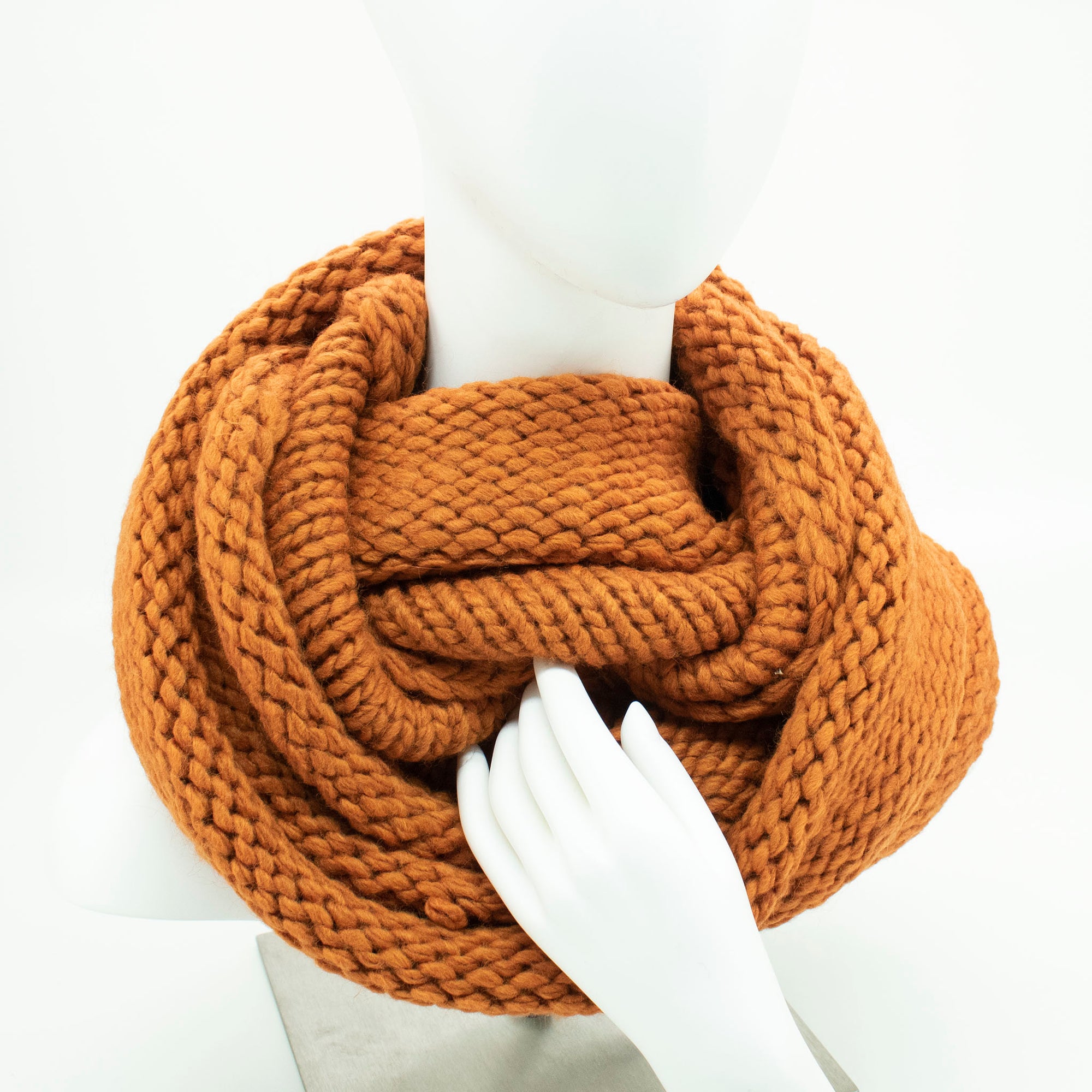 Unisex | Chunky Snood | Rust