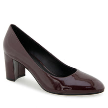 Betsy | Merlot Crinkle Patent Faux Leather