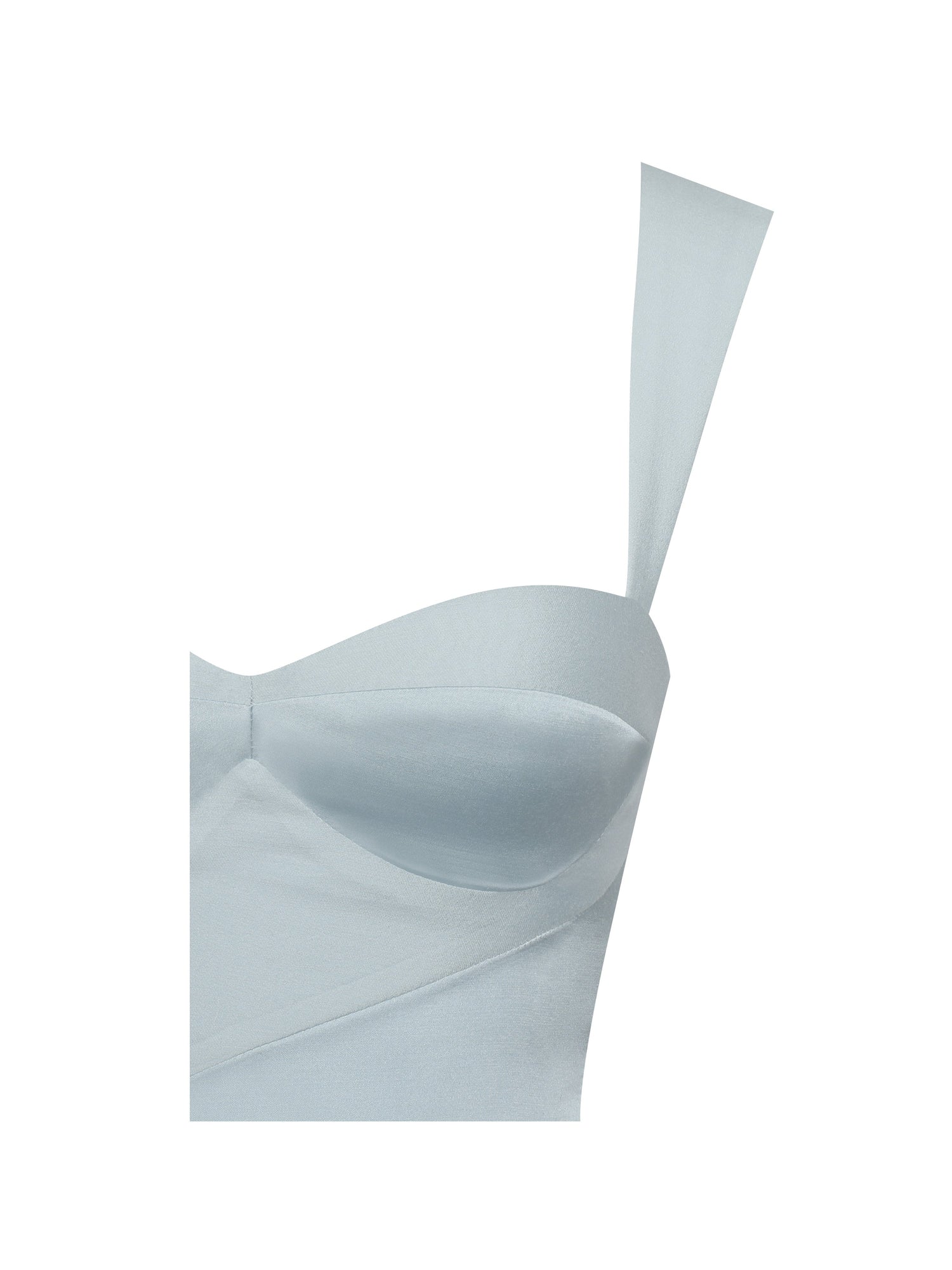 Yaffa Asymmetrical Mini Dress | Baby Blue