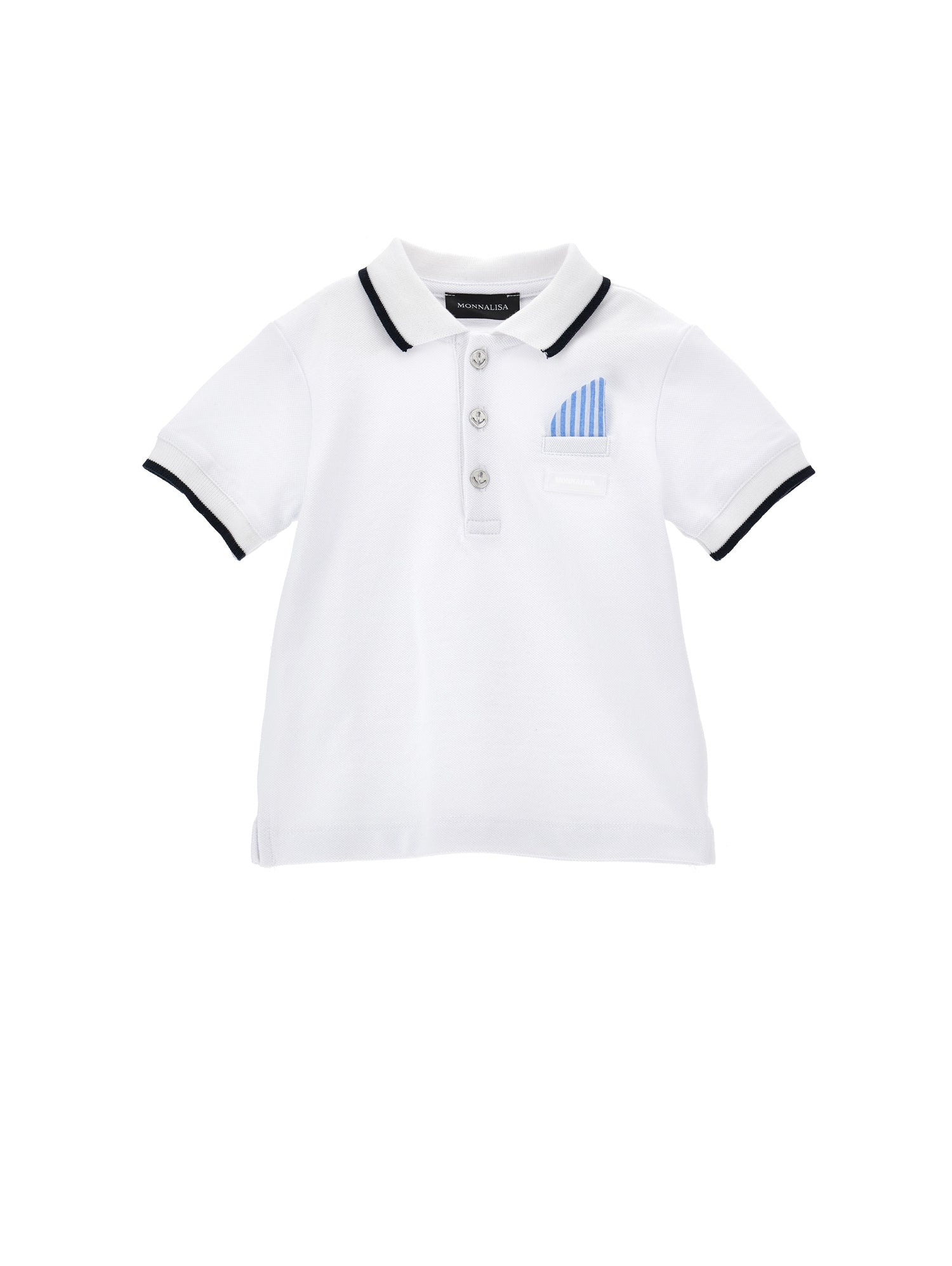 Boys | Polo With Slits | White