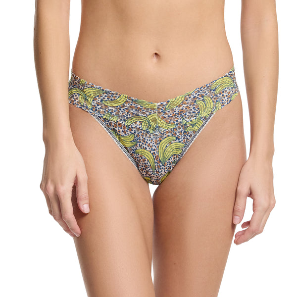 Signature Lace Original Rise Thong | Pick Me (Beige)