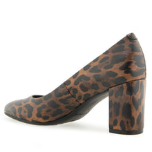 Betsy Dress Pump | Tobacco Multi Faux Glossy Leopard Print